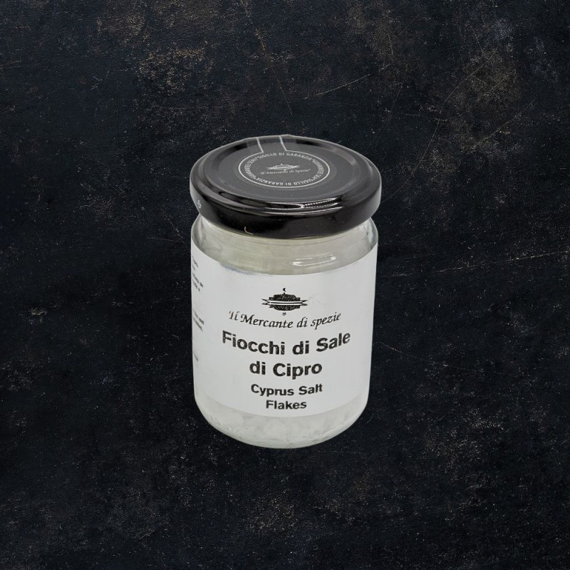 Sale di Cipro in fiocchi 70gr - IL MERCANTE DI SPEZIE