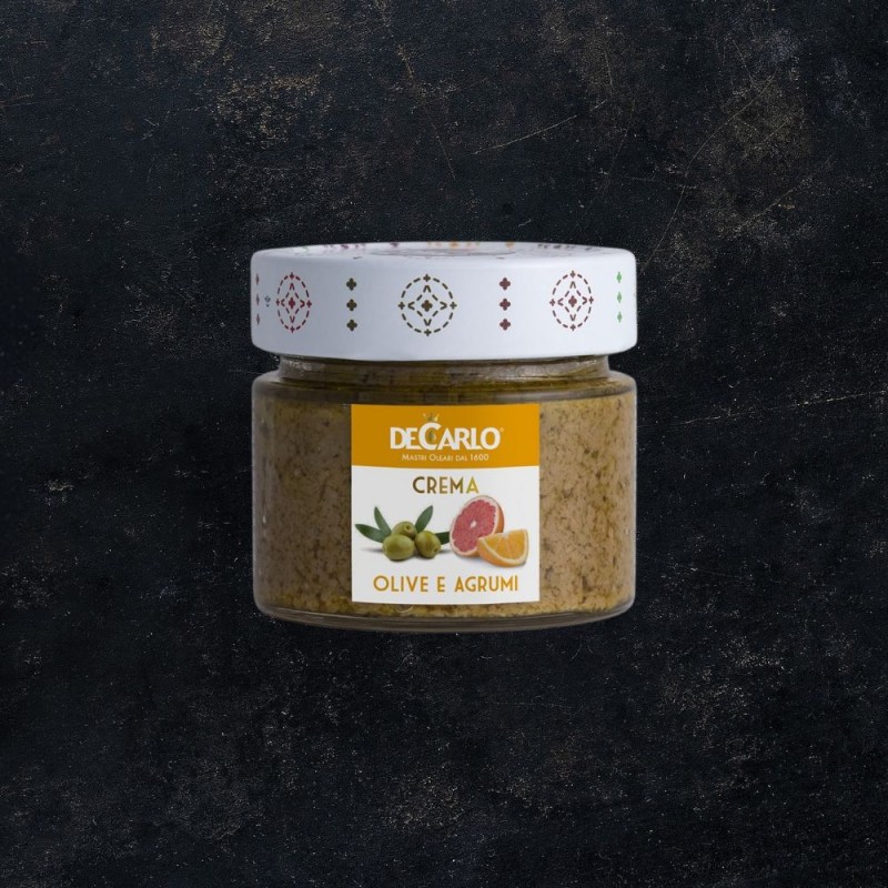Crema olive e agrumi 130gr - DE CARLO