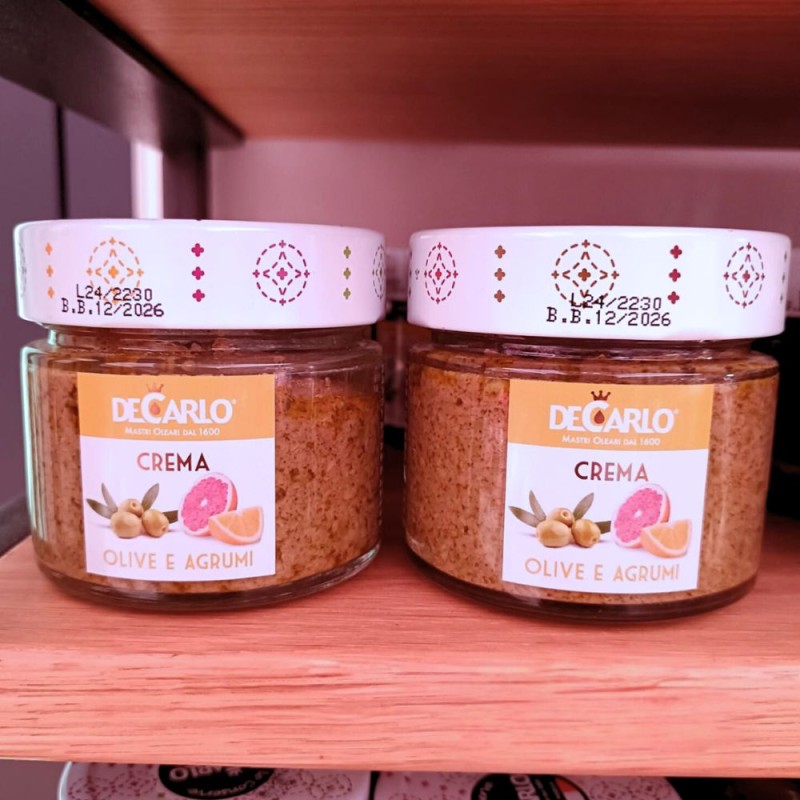 Crema olive e agrumi 130gr - DE CARLO