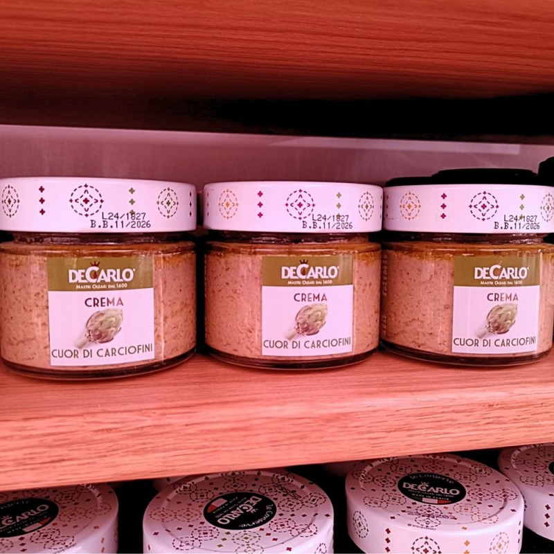 Crema cuor di carciofini 130gr - DE CARLO