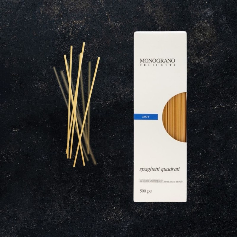 Spaghetti quadrati MONOGRANO MATT 500gr - PASTIFICIO FELICETTI