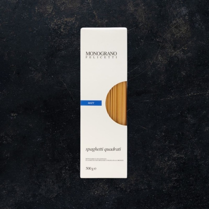 Spaghetti quadrati MONOGRANO MATT 500gr - PASTIFICIO FELICETTI