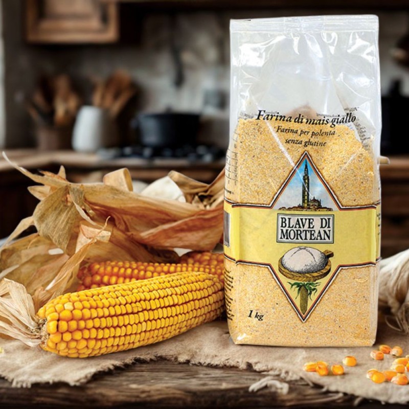 Farina di mais giallo 1kg - BLAVE DI MORTEAN