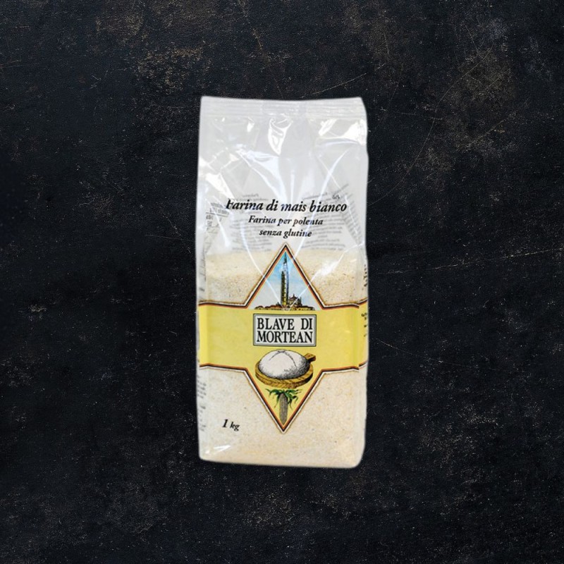 Farina di mais bianco 1kg - BLAVE DI MORTEAN