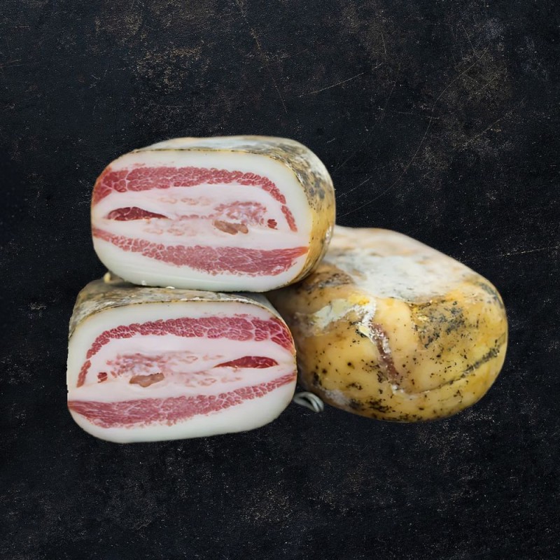 Trancio di guanciale affumicato circa 650gr - SALUMERIA EUSTACCHIO