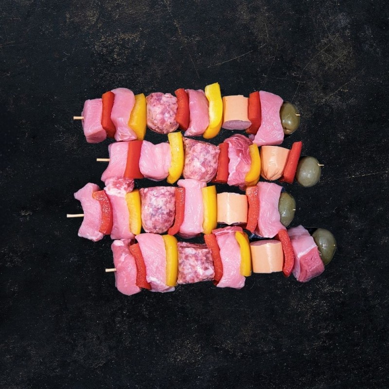 Spiedini di maiale "Speciali" - 4pz circa 750gr - SELEZIONE COMAND