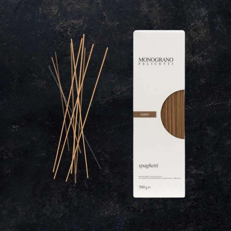 Spaghetti MONOGRANO al farro 500gr - PASTIFICIO FELICETTI