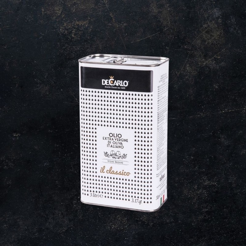 Olio extravergine di oliva in latta 1lt "Il classico" - DE CARLO