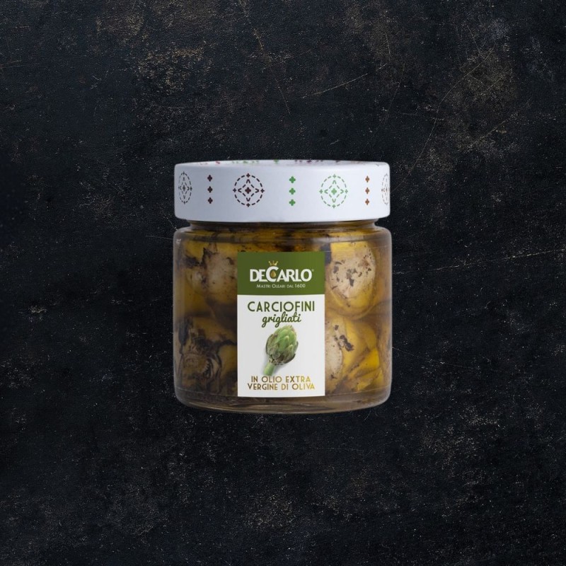 Carciofini grigliati 200gr - DE CARLO